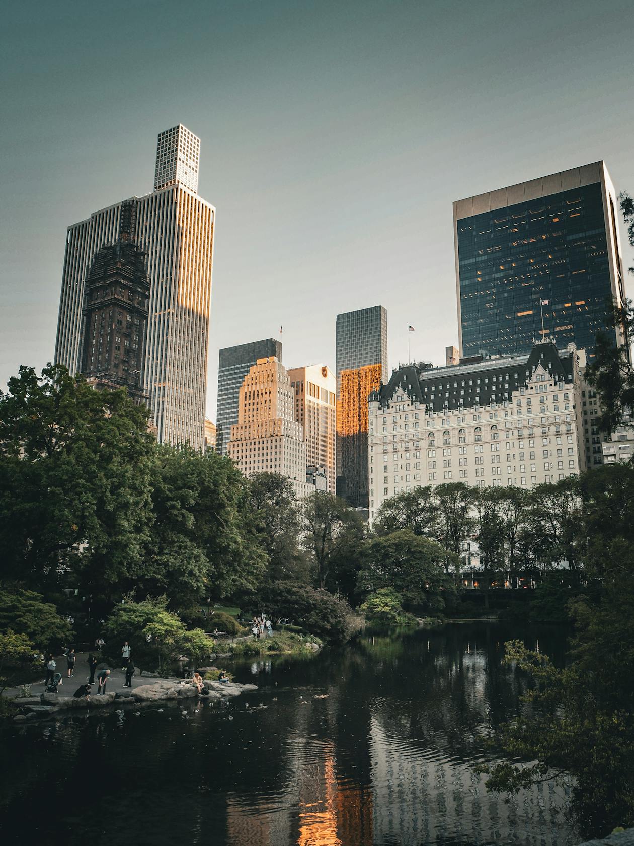 Manhattan skyline from Central Park